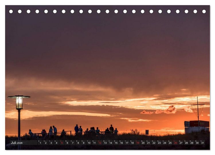 Produktbild: Ahrenshoop - Stimmungsbilder eines K&uuml;nstlerortes (Tischkalender 2026 DIN A5 quer), CALVENDO Monatskalender