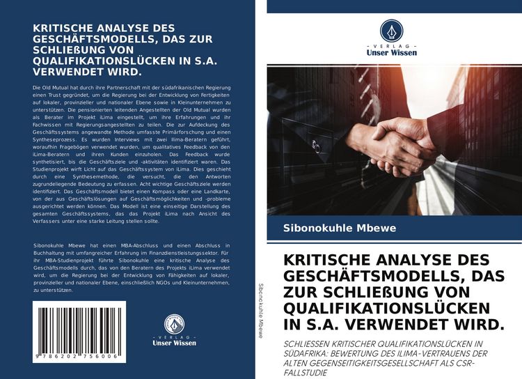 Produktbild: Kritische Analyse des Gesch&auml;ftsmodells, das Zur Schlie&szlig;ung von Qualifikationsl&uuml;cken in S.a. Verwendet Wird.