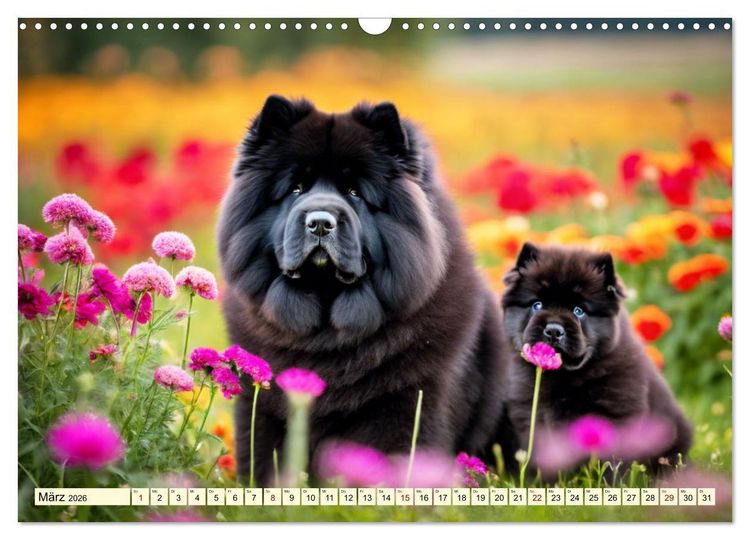 Produktbild: Chow Chow - der L&ouml;wenkopfhund (Wandkalender 2026 DIN A3 quer), CALVENDO Monatskalender