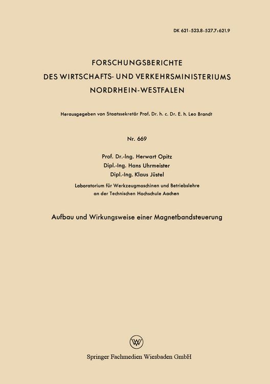Produktbild: Aufbau und Wirkungsweise einer Magnetbandsteuerung