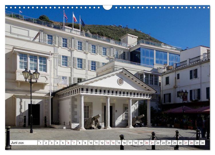 Produktbild: Gibraltar - Gro&szlig;britannien am Mittelmeer (Wandkalender 2026 DIN A3 quer), CALVENDO Monatskalender