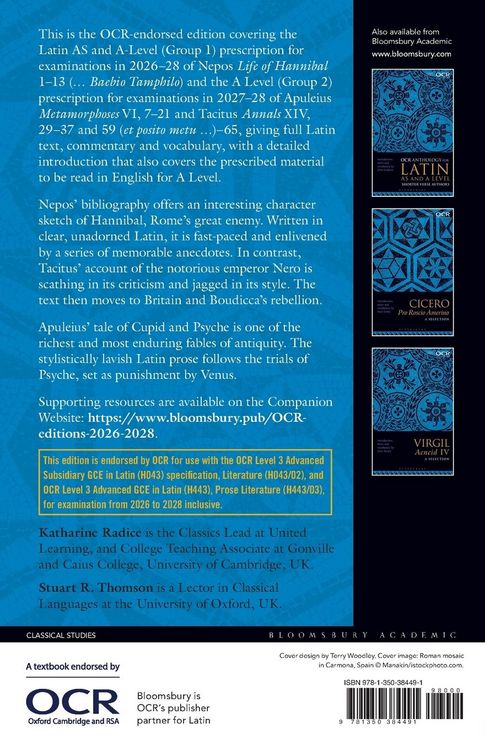 Produktbild: OCR Anthology for Latin AS and A Level Shorter Prose Authors