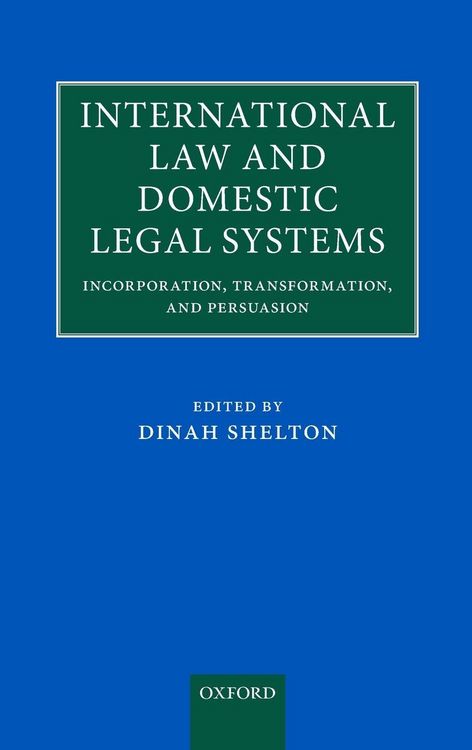 Produktbild: International Law and Domestic Legal Systems