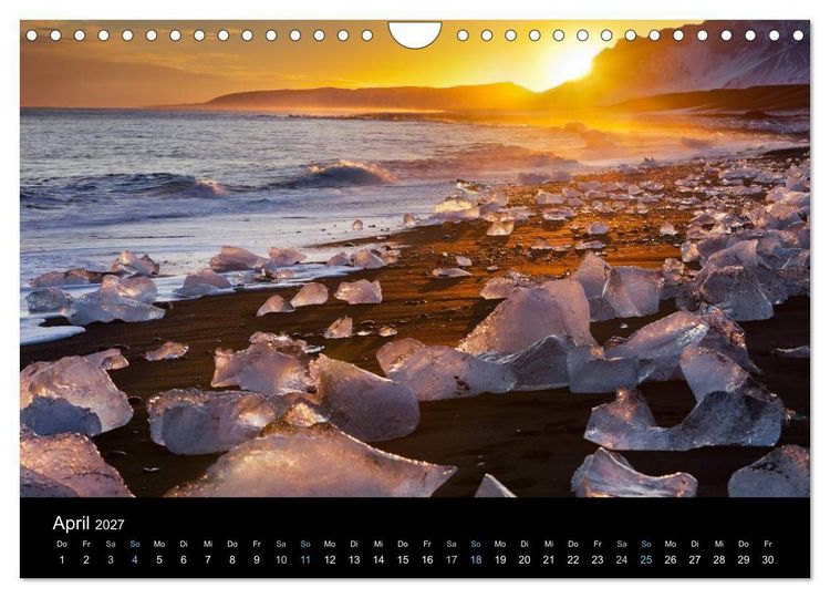 Produktbild: Traumziel Island 2027 (Wandkalender 2027 DIN A4 quer), CALVENDO Monatskalender