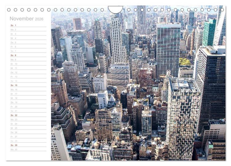 Produktbild: New York - Bilder einer Metropole (Wandkalender 2026 DIN A4 quer), CALVENDO Monatskalender