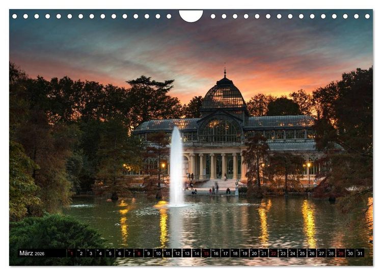 Produktbild: Metropole Madrid (Wandkalender 2026 DIN A4 quer), CALVENDO Monatskalender