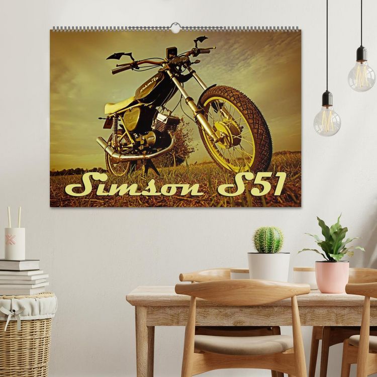Produktbild: Simson S51 (Wandkalender 2026 DIN A2 quer), CALVENDO Monatskalender