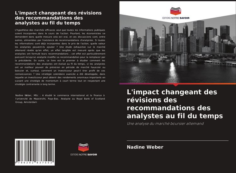 Produktbild: L'impact changeant des r&eacute;visions des recommandations des analystes au fil du temps