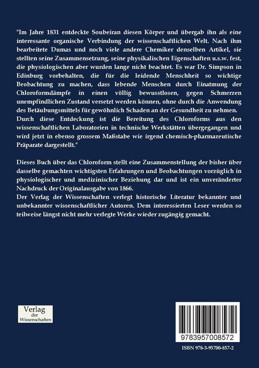 Produktbild: Das Chloroform