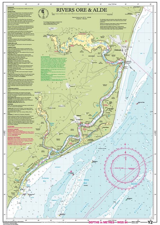 Produktbild: Y2 Rivers Ore and Alde (Small Format), Imray Chart