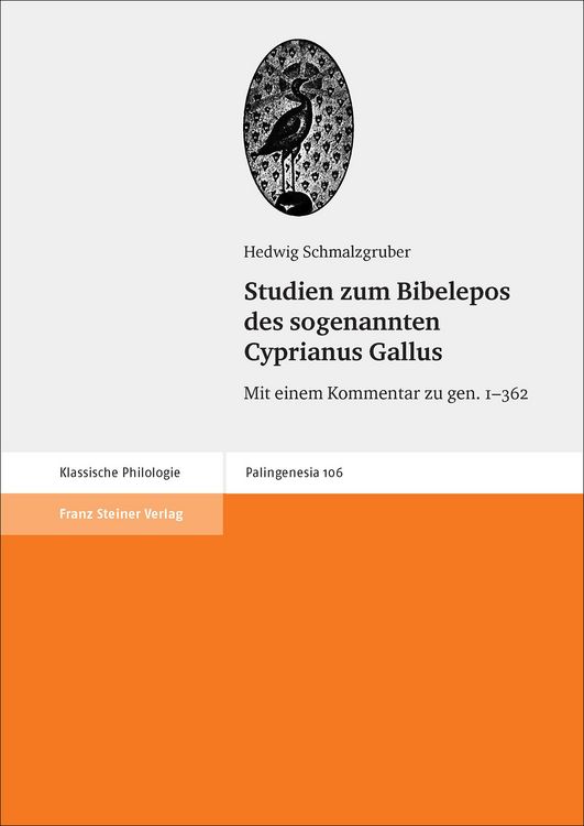 Produktbild: Studien zum Bibelepos des sogenannten Cyprianus Gallus
