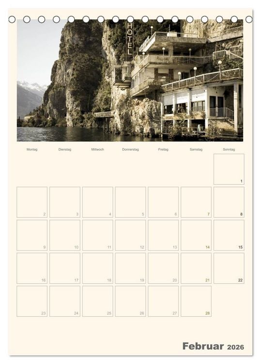 Produktbild: Der Gardasee im Norden 2026 (Tischkalender 2026 DIN A5 hoch), CALVENDO Monatskalender