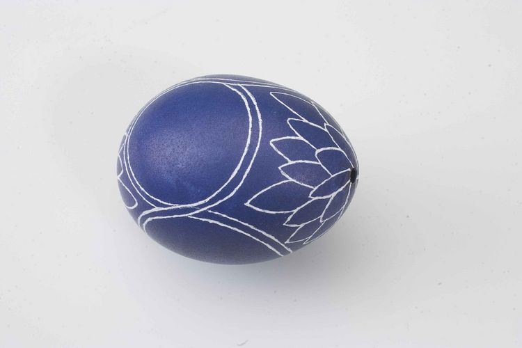 Produktbild: PEBARO 0354 - Eiergravieren, Ostereier-Malset mit Gravierstift und Zubeh&ouml;r, Bastelset