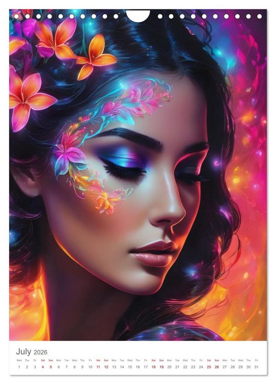 Produktbild: Feminine elegance (Wall Calendar 2026 DIN A4 portrait), CALVENDO 12 Month Wall Calendar