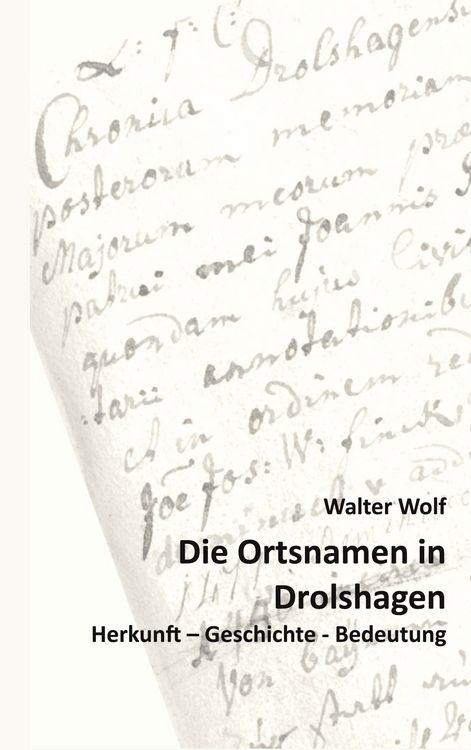 Produktbild: Die Ortsnamen von Drolshagen
