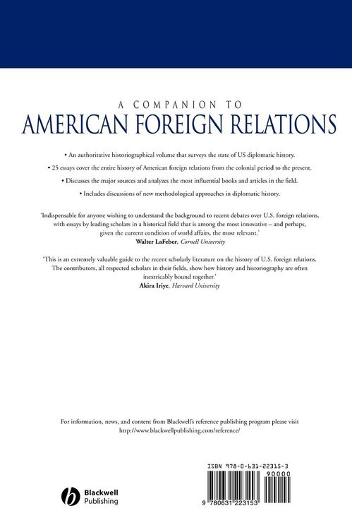 Produktbild: A Companion to American Foreign Relations