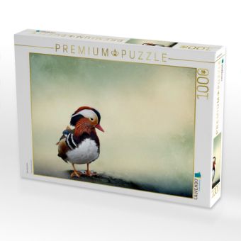 Produktbild: CALVENDO Puzzle Mandarinente | 1000 Teile Lege-Gr&ouml;&szlig;e 64x48cm Foto-Puzzle f&uuml;r gl&uuml;ckliche Stunden