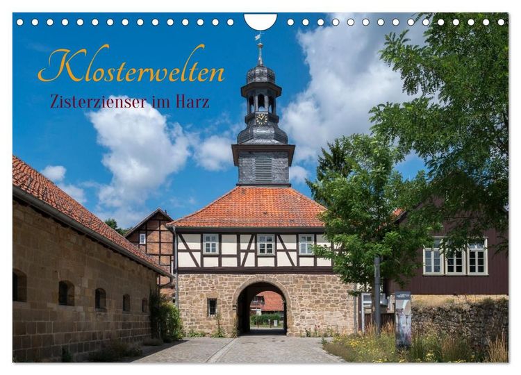 Produktbild: Klosterwelten - Zisterzienser im Harz (Wandkalender 2027 DIN A4 quer), CALVENDO Monatskalender