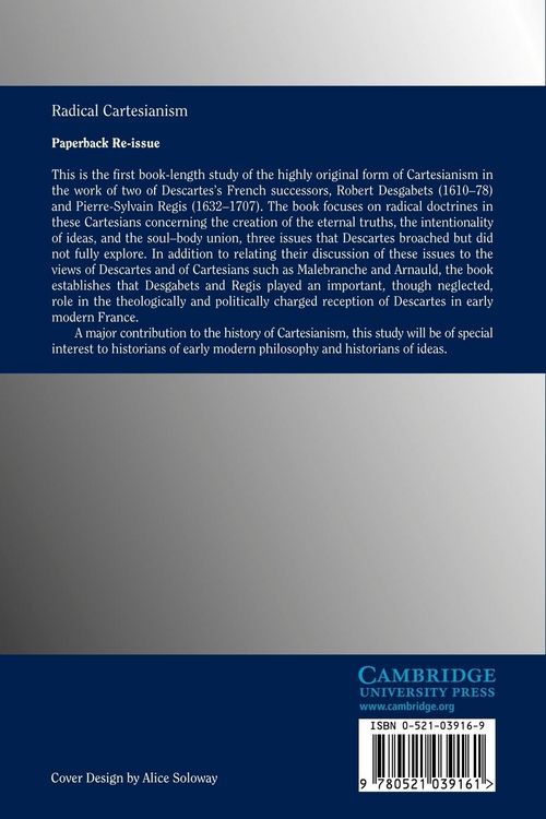Produktbild: Radical Cartesianism