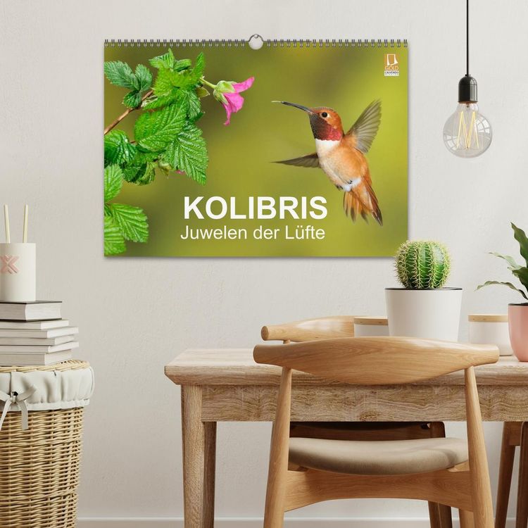 Produktbild: Kolibris - Juwelen der L&uuml;fte (Wandkalender 2026 DIN A3 quer), CALVENDO Monatskalender