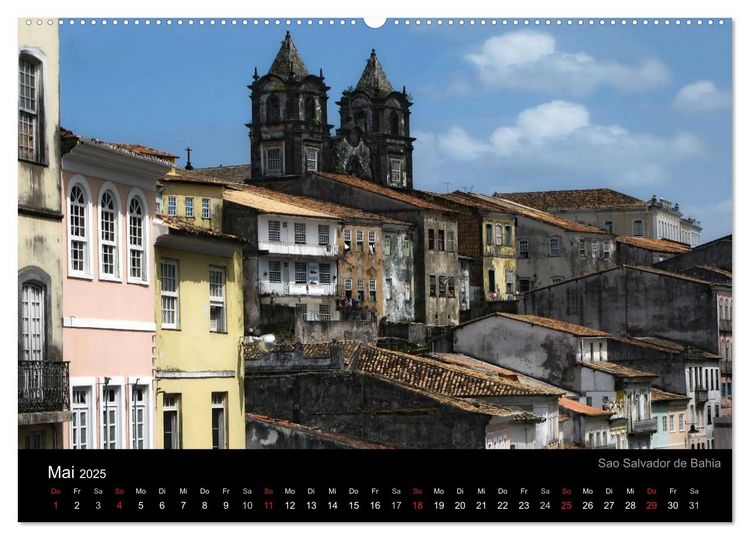 Produktbild: S&uuml;damerika (hochwertiger Premium Wandkalender 2025 DIN A2 quer), Kunstdruck in Hochglanz