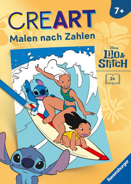 Produktbild: CreArt Malen nach Zahlen ab 7 Disney - Lilo & Stitch