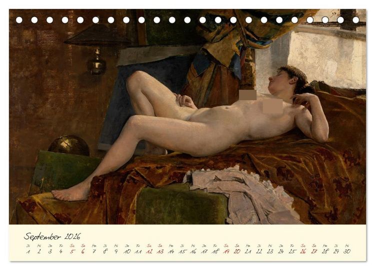 Produktbild: Zeitlose Muse (Tischkalender 2026 DIN A5 quer), CALVENDO Monatskalender