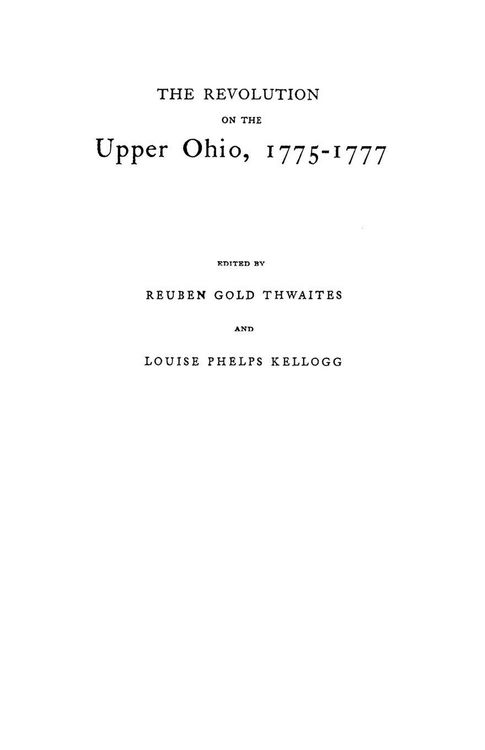Produktbild: Revolution on the Upper Ohio, 1775-1777