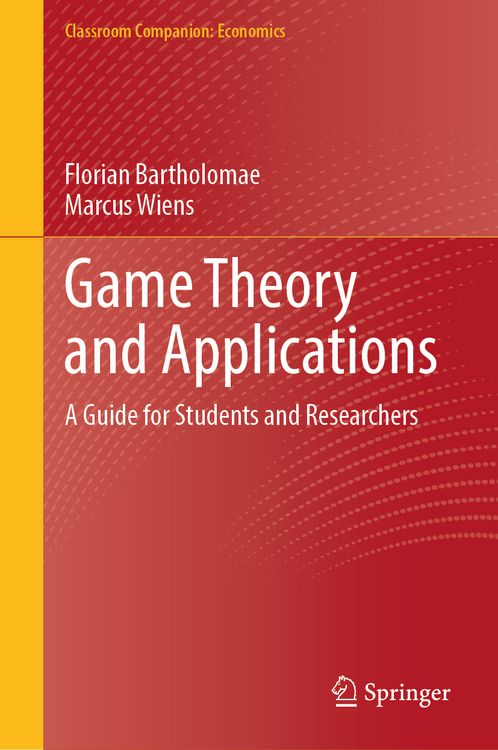 Produktbild: Game Theory and Applications