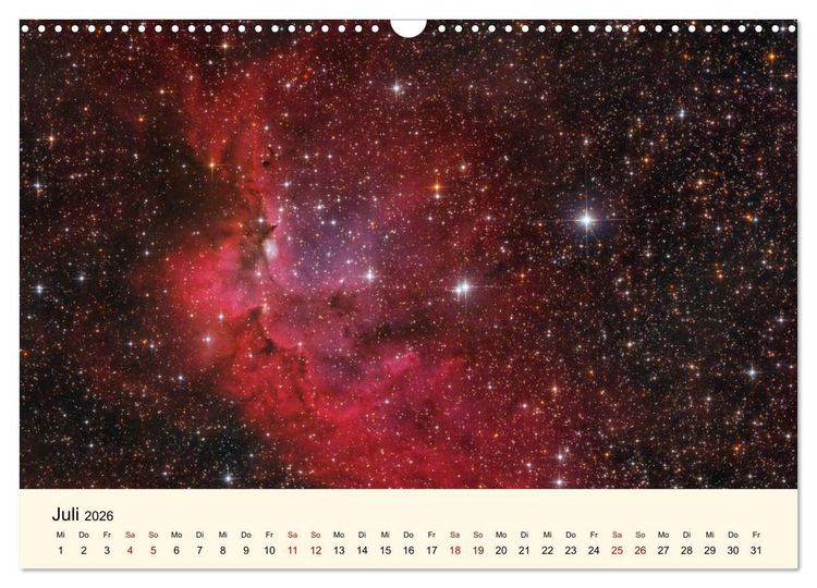 Produktbild: Distant Luminosity: Eine fotografische Reise durch das Universum (Wandkalender 2026 DIN A3 quer), CALVENDO Monatskalender