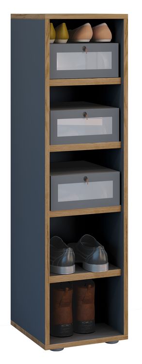 Produktbild: Holz Regal Schuhschrank Schuhregal Salia B30