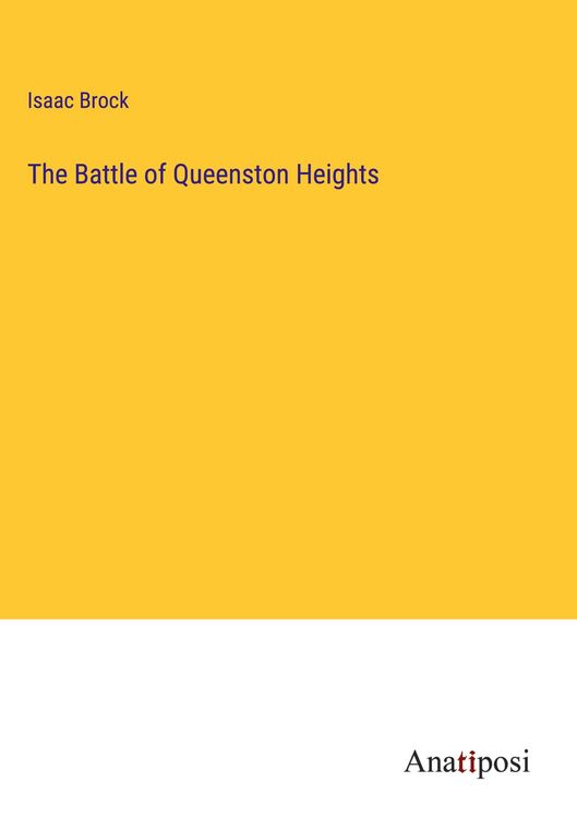 Produktbild: The Battle of Queenston Heights