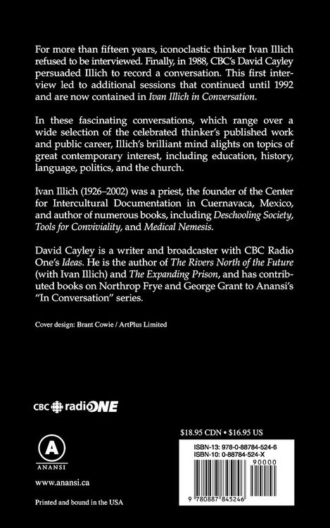 Produktbild: Ivan Illich in Conversation