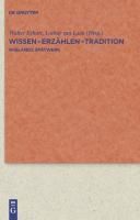 Produktbild: Wissen - Erz&auml;hlen - Tradition