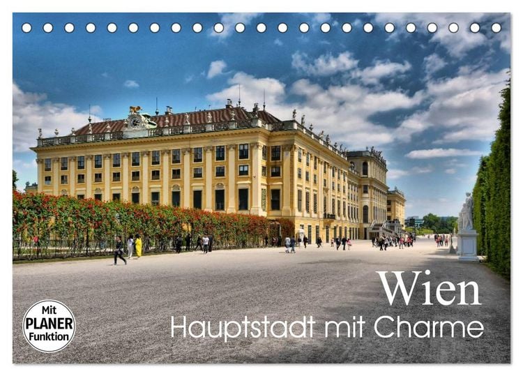 Produktbild: Wien - Haupstadt mit Charme (Tischkalender 2026 DIN A5 quer), CALVENDO Monatskalender