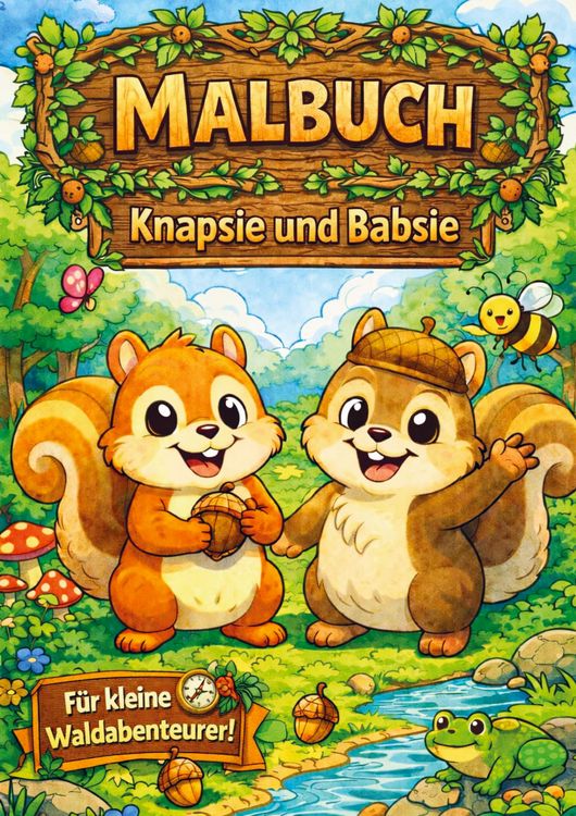 Produktbild: Malbuch, Knapsie und Babsie