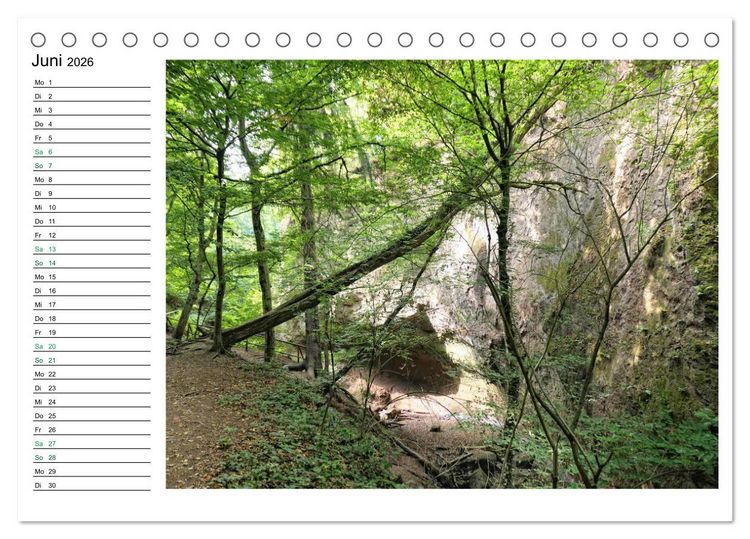 Produktbild: Landschaften in der Eifel (Tischkalender 2026 DIN A5 quer), CALVENDO Monatskalender