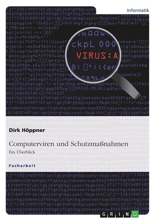 Produktbild: Computerviren und Schutzma&szlig;nahmen. Ein &Uuml;berblick