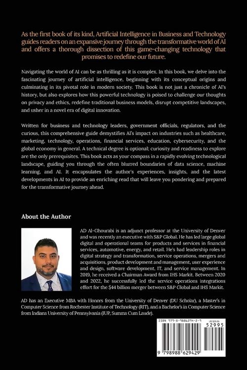 Produktbild: Artificial Intelligence in Business and Technology