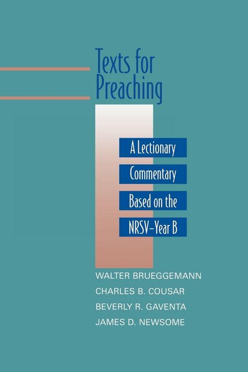 Produktbild: Texts for Preaching - Year B