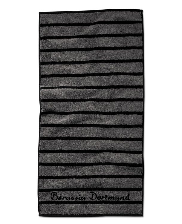 Produktbild: BVB-Handtuch schwarzgrau