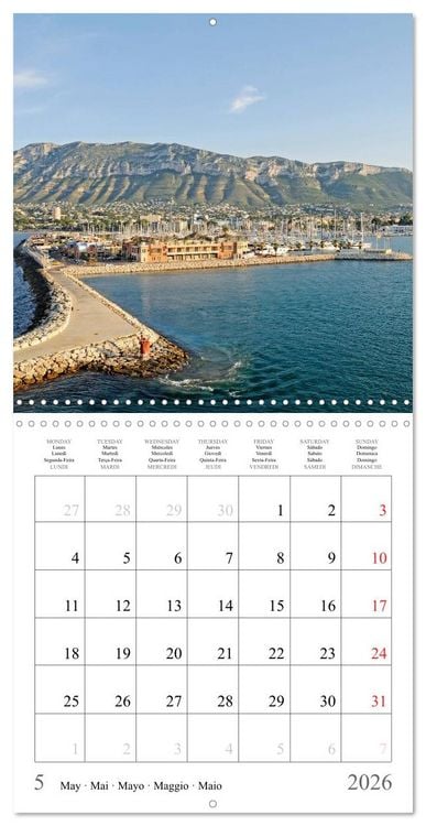 Produktbild: Costa Blanca Spain&acute;s Sun-Kissed South (Wall Calendar 2026 12 &times; 12 Inch) CALVENDO 12 Month Wall Calendar