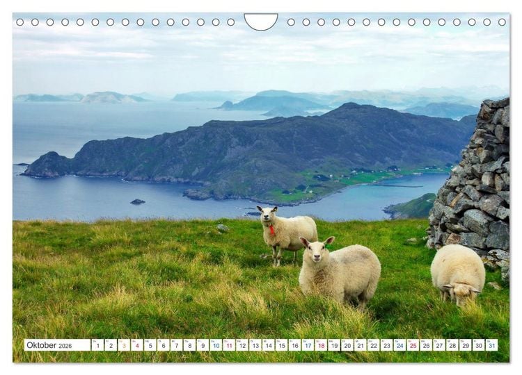 Produktbild: Norwegen PUR (Wandkalender 2026 DIN A4 quer), CALVENDO Monatskalender