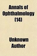 Produktbild: Annals of Ophthalmology (Volume 14)