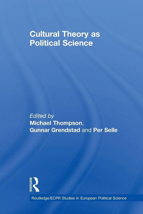 Produktbild: Cultural Theory as Political Science