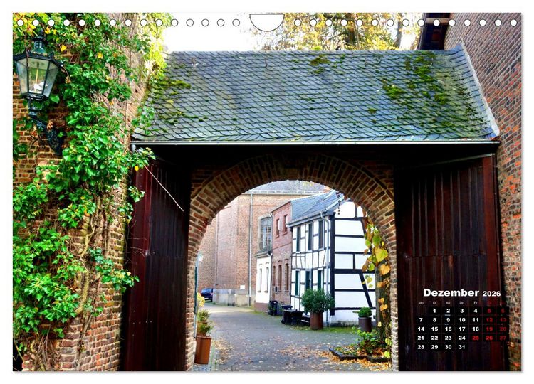 Produktbild: Das Mittelalter lebt - Impressionen aus Alt-Kaster (Wandkalender 2026 DIN A4 quer), CALVENDO Monatskalender
