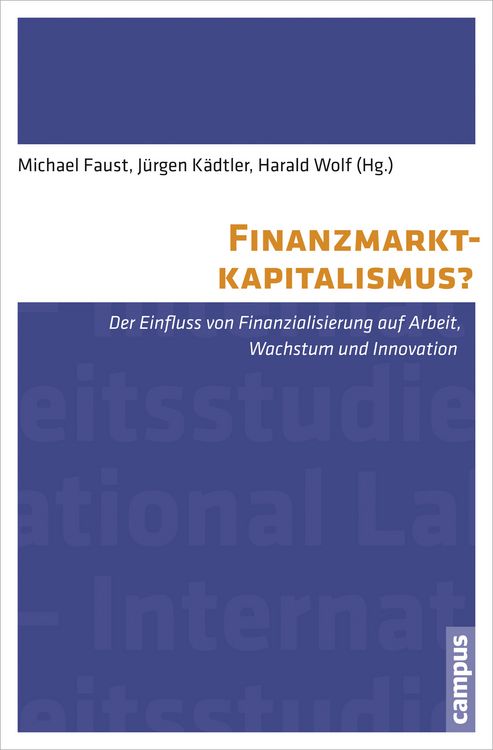 Produktbild: Finanzmarktkapitalismus?