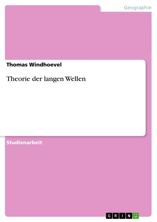 Produktbild: Theorie der langen Wellen