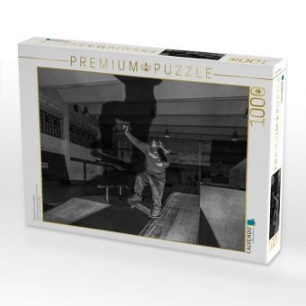 Produktbild: CALVENDO Puzzle Skaten, Licht und Schatten | 1000 Teile Lege-Gr&ouml;&szlig;e 64x48cm Foto-Puzzle f&uuml;r gl&uuml;ckliche Stunden
