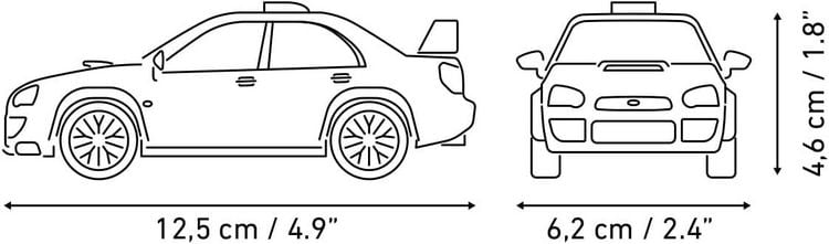 Produktbild: COBI 24650 - Subaru Impreza WRC 2003, Bausatz 1:35, 88 Klemmbausteine